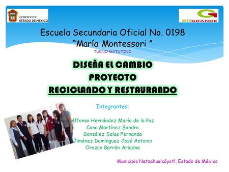 INTRODUCCIÓN El propósito de este proyecto “RECICLANDO Y RESTAURANDO” fue concientizar a la comunidad estudiantil y a la sociedad de no generar basura.