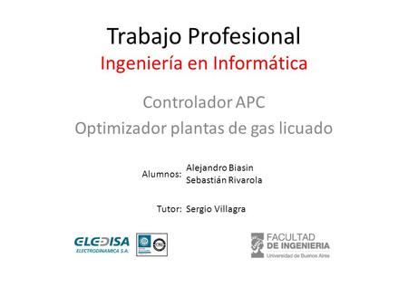 Trabajo Profesional Ingeniería en Informática