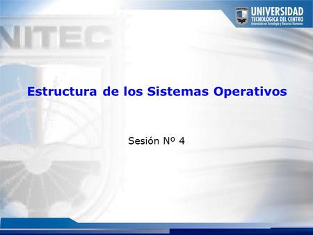 Estructura de los Sistemas Operativos