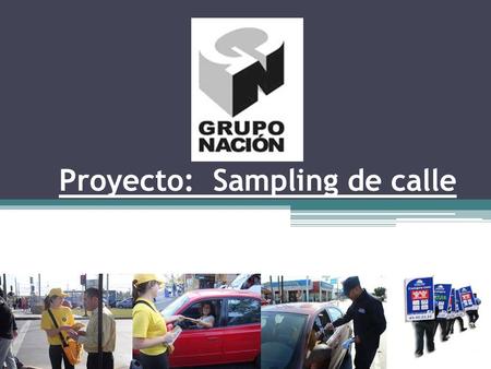 Proyecto: Sampling de calle