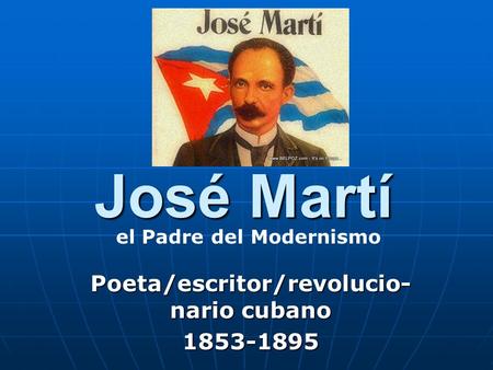 Poeta/escritor/revolucio-nario cubano