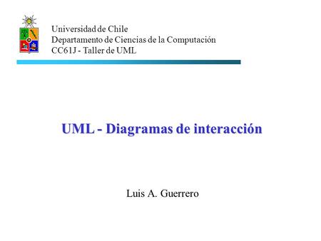UML - Diagramas de interacción