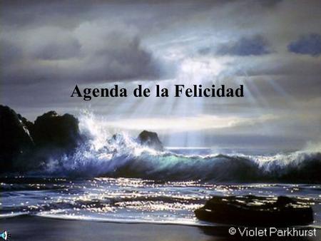 Agenda de la Felicidad.