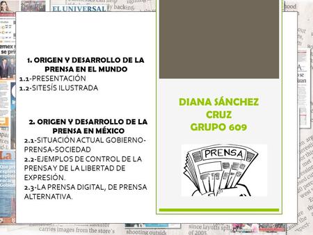 DIANA SÁNCHEZ CRUZ GRUPO 609