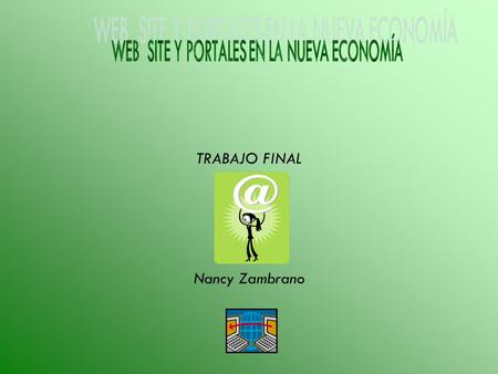TRABAJO FINAL Nancy Zambrano. Sitios Web del Comercio Electrónico