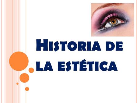 Historia de la estética