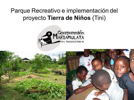 . Parque Recreativo e implementación del proyecto Tierra de Niños (Tini)