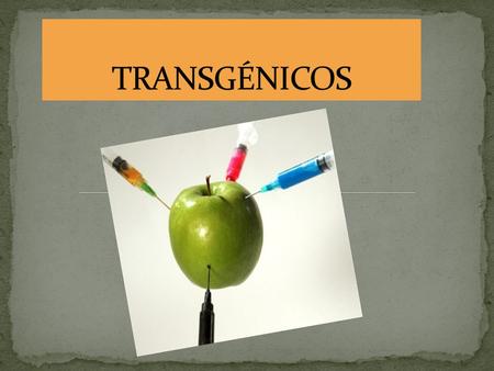 TRANSGÉNICOS.