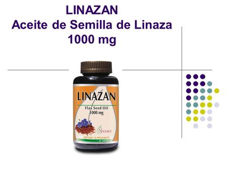LINAZAN Aceite de Semilla de Linaza 1000 mg