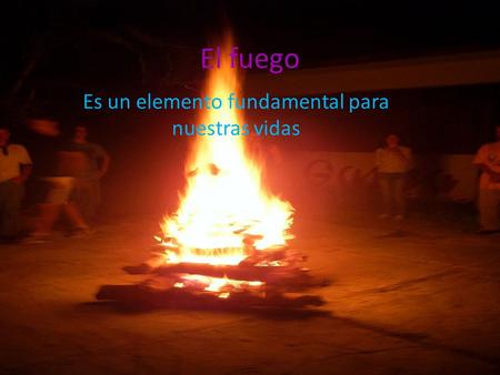 Es un elemento fundamental para nuestras vidas