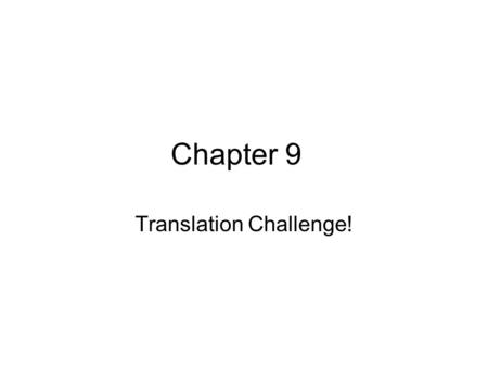 Chapter 9 Translation Challenge!. Pregunta 1 My head hurts. I should take some Advil.