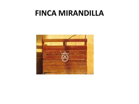FINCA MIRANDILLA. LA PORTADA RECIBIMIENTO CABALLISTA.