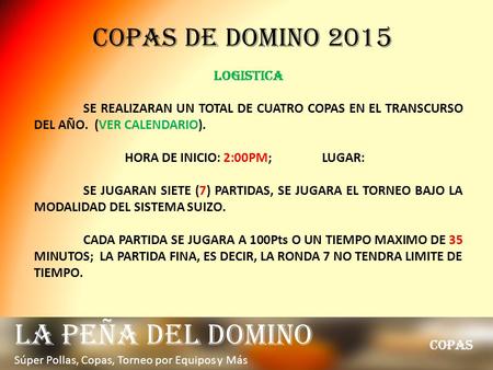 HORA DE INICIO: 2:00PM; LUGAR: