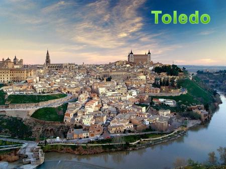 Toledo es una ciudad de España situada 39º52’0.8’’ latitud norte y a 4º1’45.9’’ longitud oeste, a 71 km de Madrid, la capital. Está localizada en la margen.
