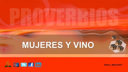 MUJERES Y VINO Enero – Marzo 2015.
