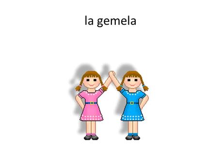 La gemela. Una hermana idéntica las pesas / levantar pesas.