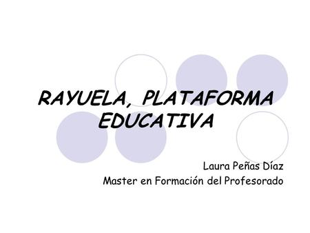 RAYUELA, PLATAFORMA EDUCATIVA