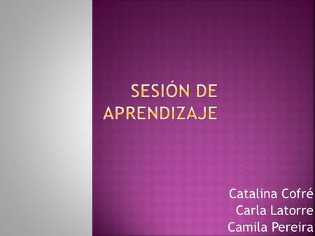 Catalina Cofré Carla Latorre Camila Pereira