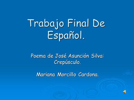 Trabajo Final De Español.
