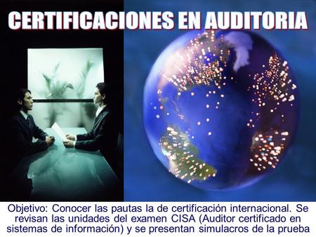 CERTIFICACIONES EN AUDITORIA