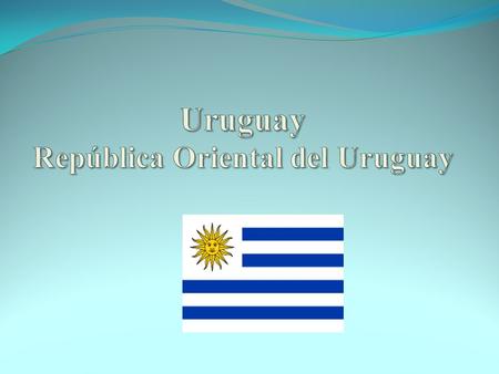 Es la capital Montevideo Su moneda es el peso uruguayo.
