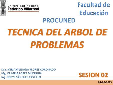 TECNICA DEL ARBOL DE PROBLEMAS