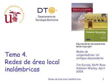 Tema 4. Redes de área local inalámbricas