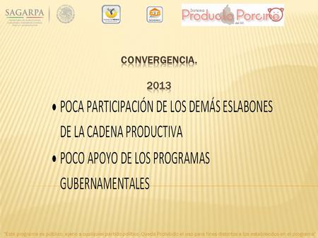 Este programa es público, ajeno a cualquier partido político. Queda Prohibido el uso para fines distintos a los establecidos en el programa