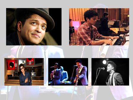 El cantante famoso Hay un cantante muy famoso; se llama Bruno Mars. En general, a Bruno le gustar pasar tiempo en su casa escribiendo canciones. Después.