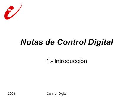 Notas de Control Digital