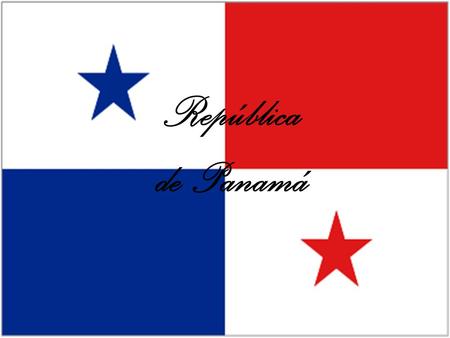República de Panamá.