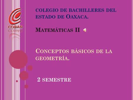 colegio de bachilleres del estado de Oaxaca