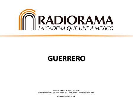 GUERRERO. Proyección de habitantes en el 2014 según CONAPO 3,102,203 habitantes Población total de los municipios Fuente: