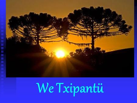 We Txipantü. Presentación La Diócesis San José de Temuco, por medio de la Pastoral Mapuche, ha elaborado este material en el contexto del We Txipantu,