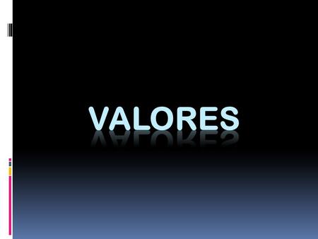 Valores.