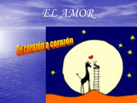 EL AMOR. Ilusión del beso Tierno, dulce, Apasionado… Grandeza del “dar” Y sentirse correspondido Palabras de amor, No dichas, solo Expresadas…