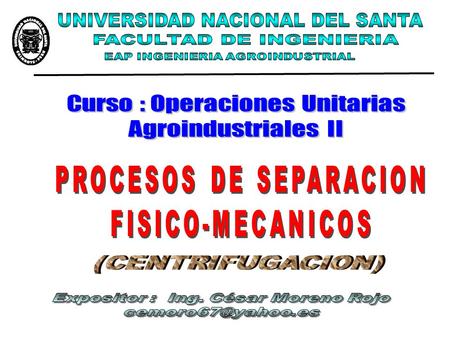 UNIVERSIDAD NACIONAL DEL SANTA FACULTAD DE INGENIERIA