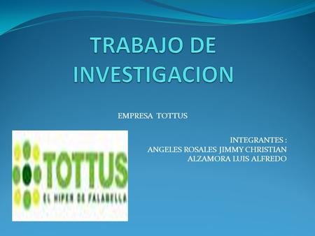 TRABAJO DE INVESTIGACION