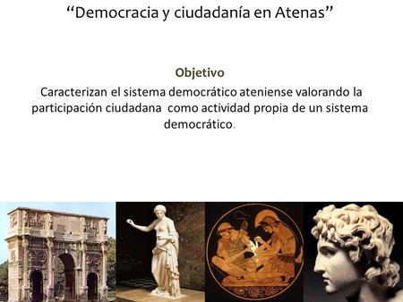 “Democracia y ciudadanía en Atenas”