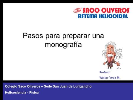 Pasos para preparar una monografía