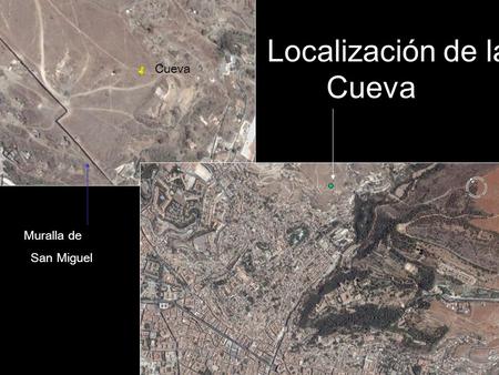 Localización de la Cueva Muralla de San Miguel. La cueva se localiza en el cerro de San Miguel, en el vistoso barrio del Sacromonte y desde allí se puede.