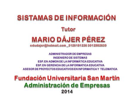 SISTAMAS DE INFORMACIÓN