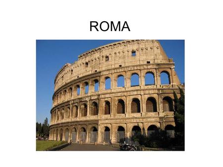 ROMA. ¿Dónde está? Es la capital de Italia y está en el centro del país en la costa oeste.