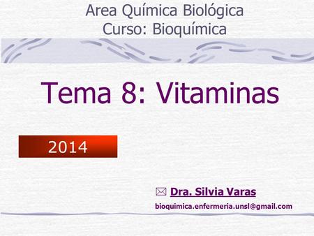 Area Química Biológica