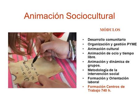 Animación Sociocultural