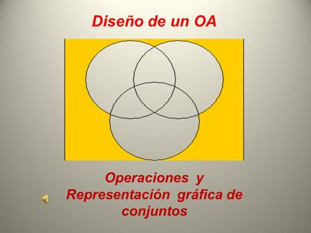 Operaciones y Representación gráfica de conjuntos