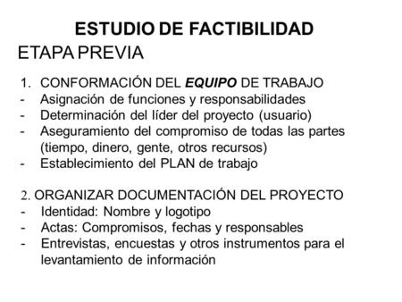 ESTUDIO DE FACTIBILIDAD