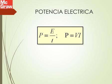POTENCIA ELECTRICA.