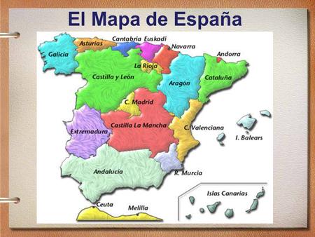 El Mapa de España.