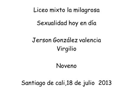 Liceo mixto la milagrosa
